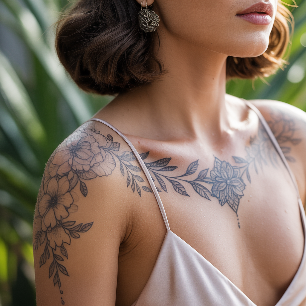 shoulder tattoos women