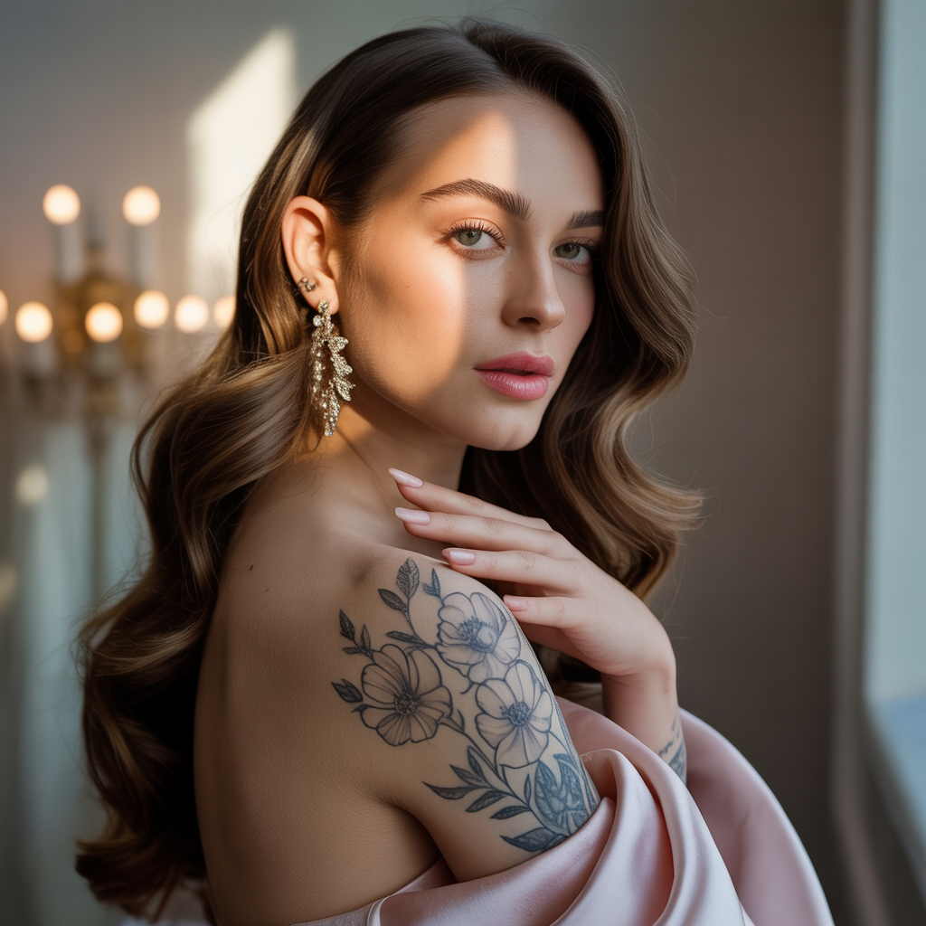 shoulder tattoos women