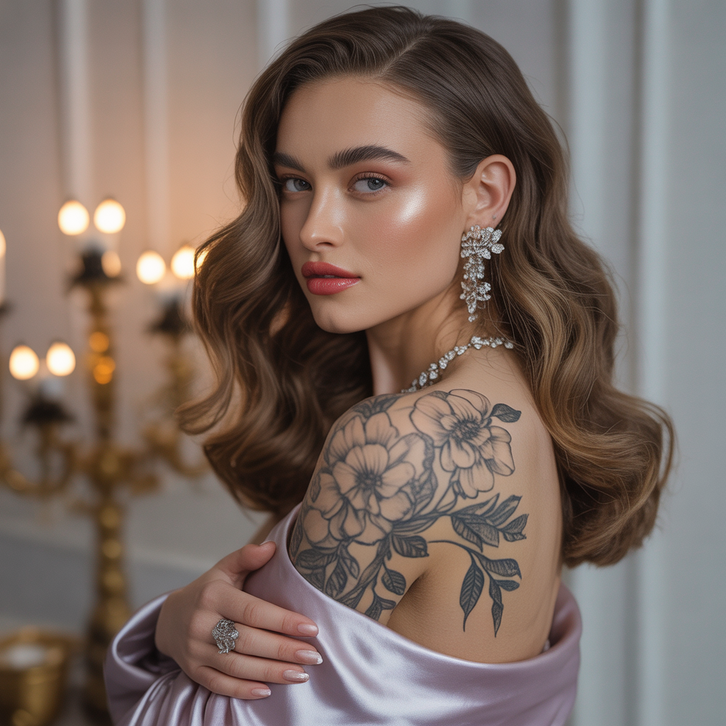 shoulder tattoos women