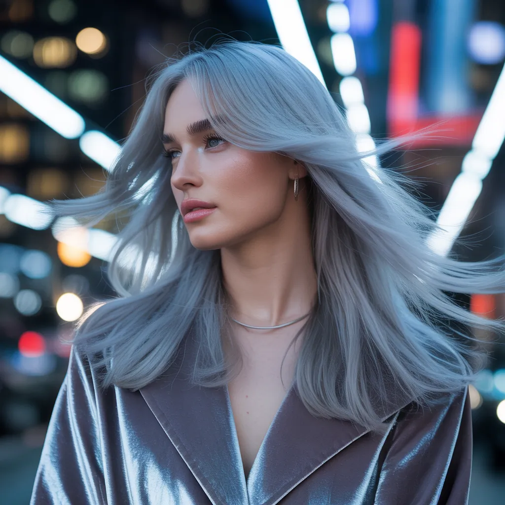 silver hair color ideas
