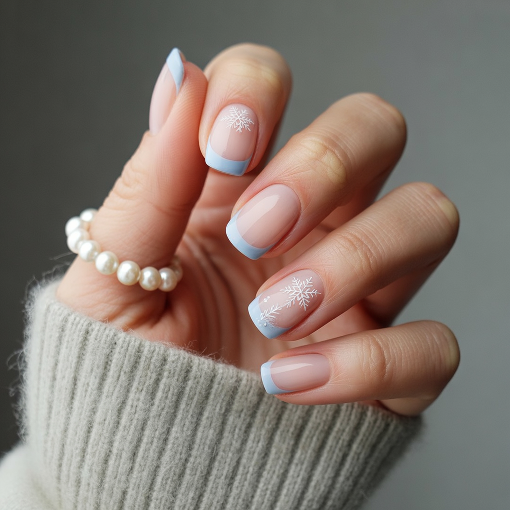 simple winter nails