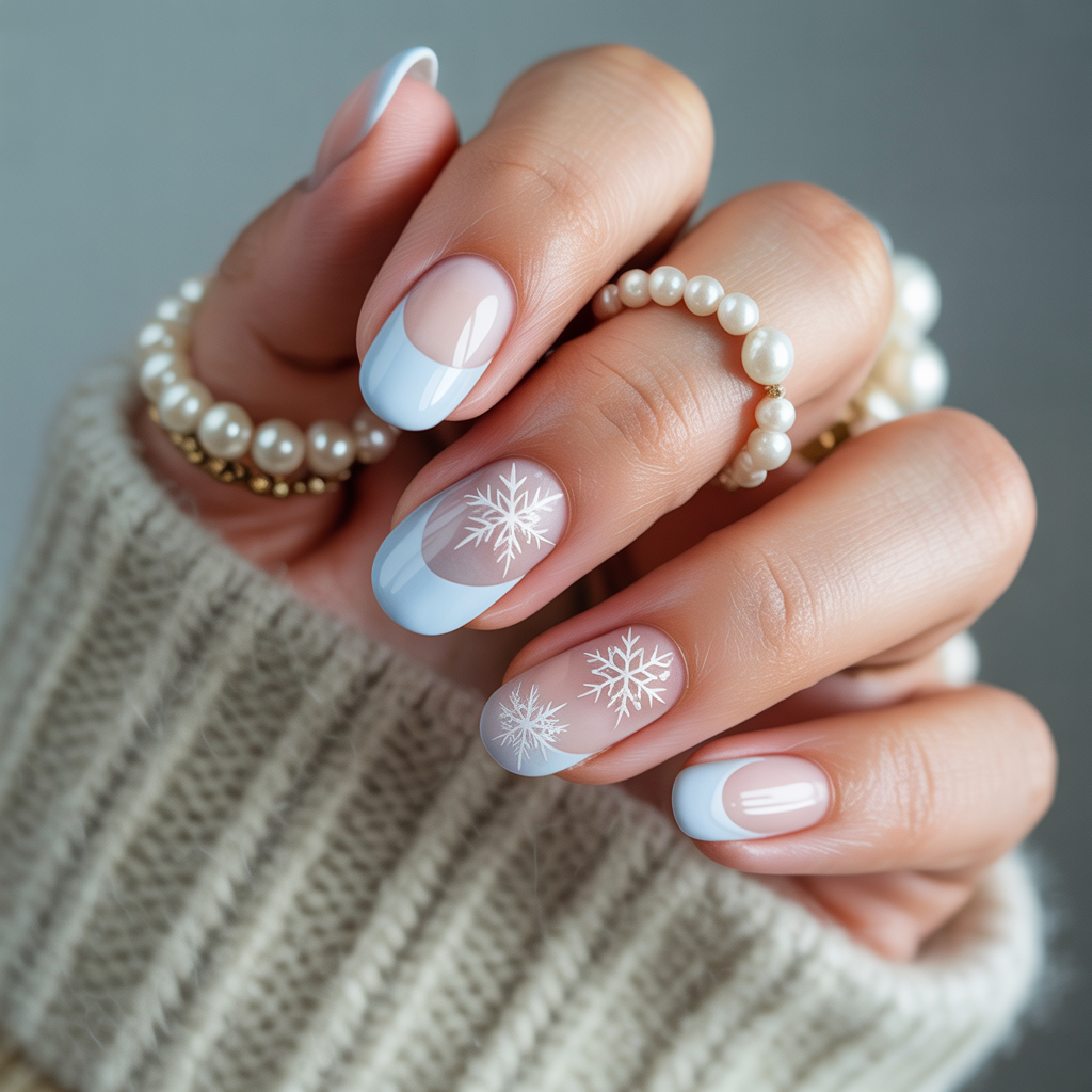 simple winter nails