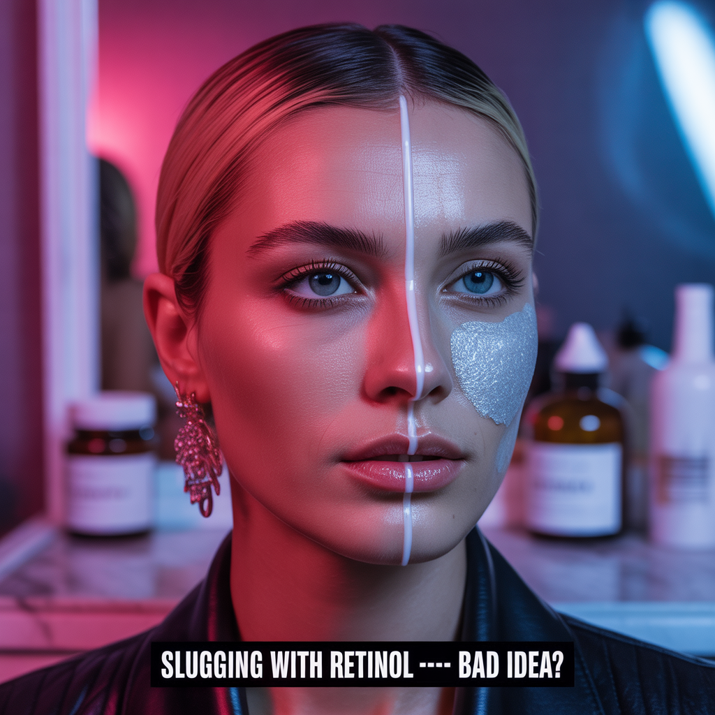 slugging with retinol is it a bad idea