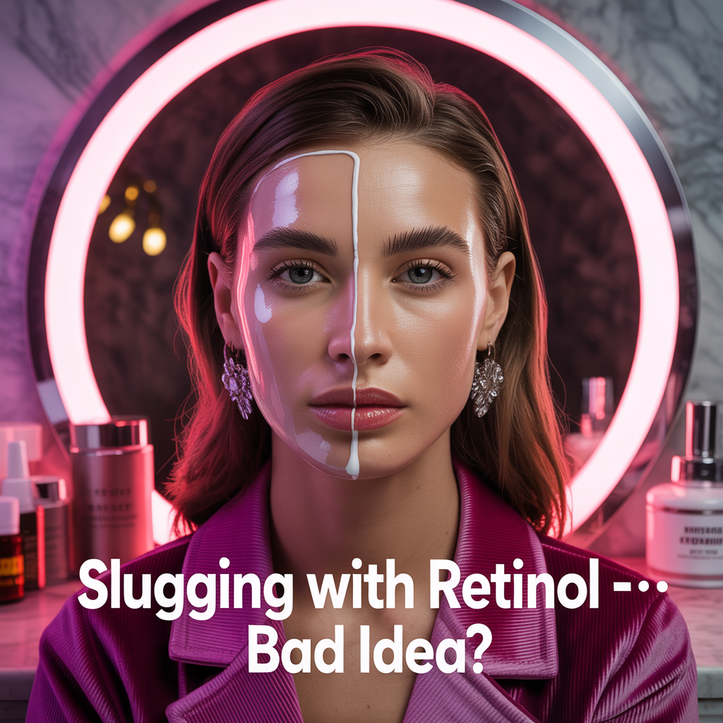 slugging with retinol is it a bad idea