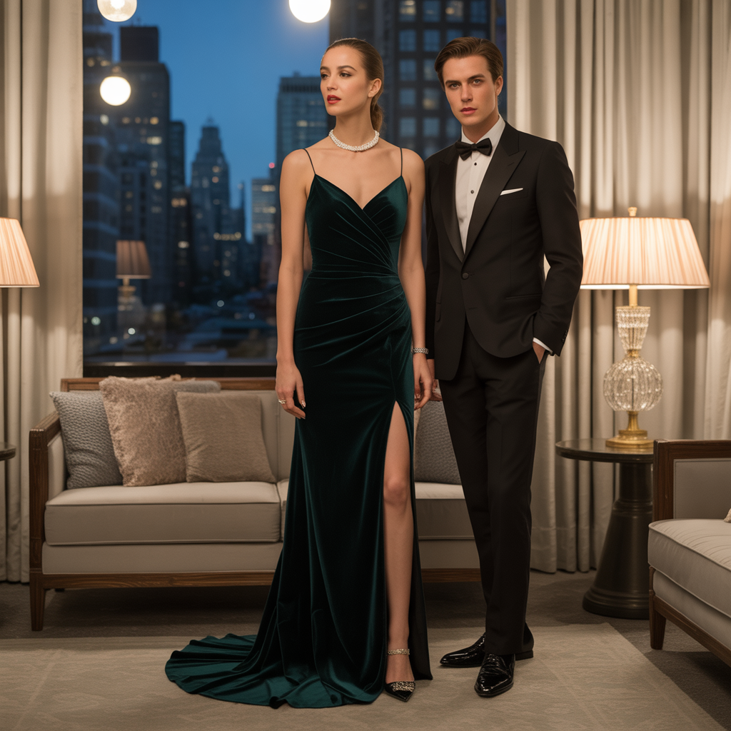 sophisticated evening looks