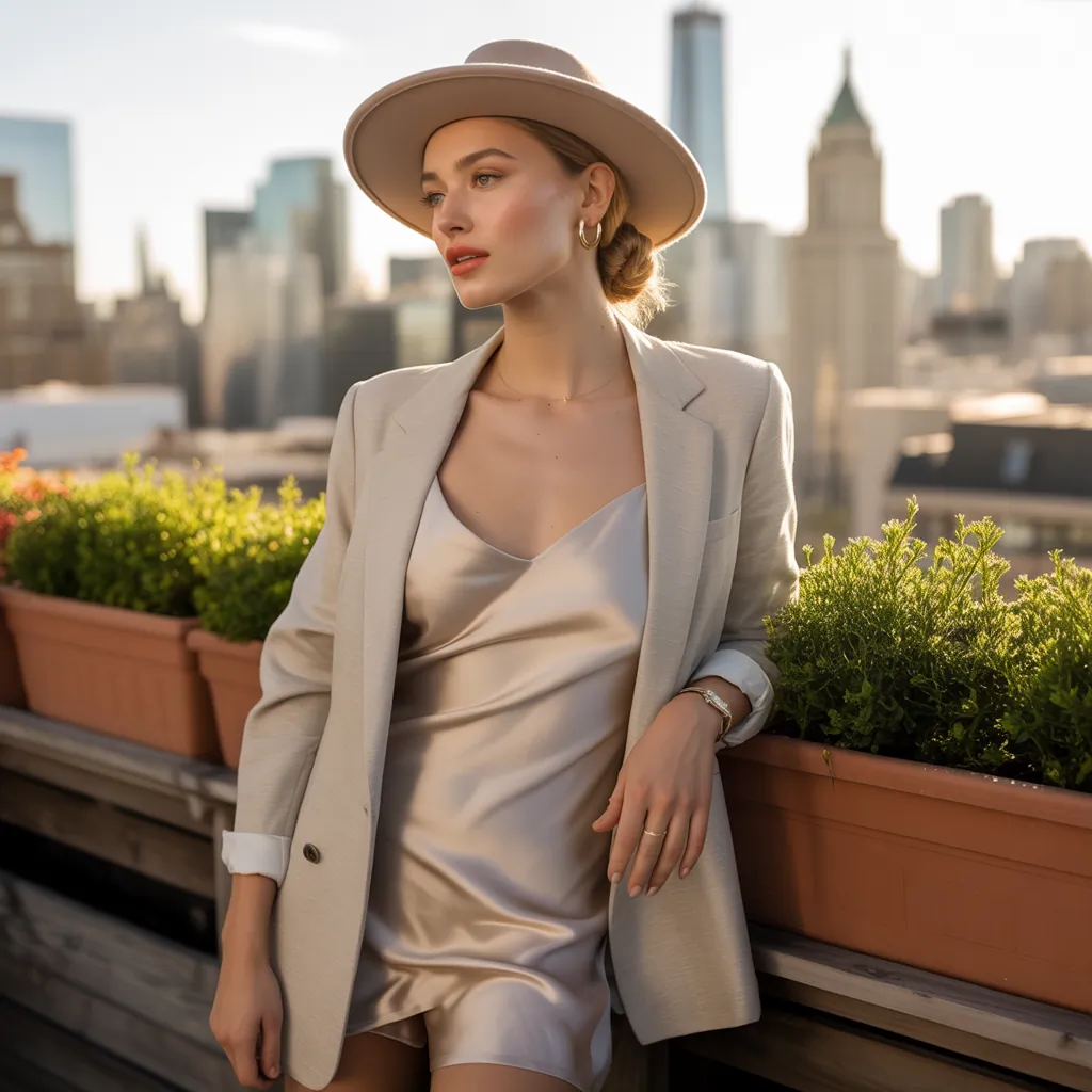 sophisticated summer rooftop looks