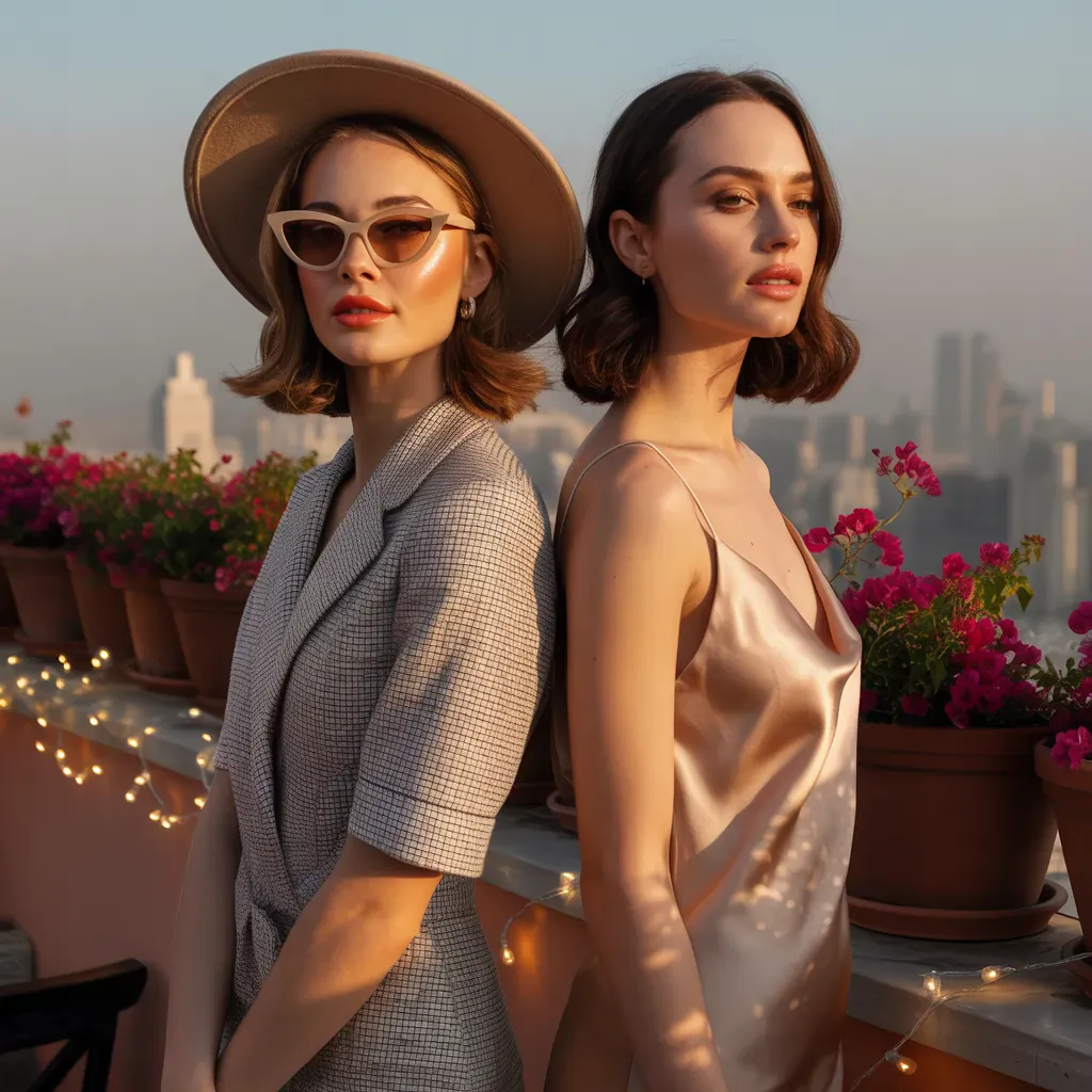 sophisticated summer rooftop looks