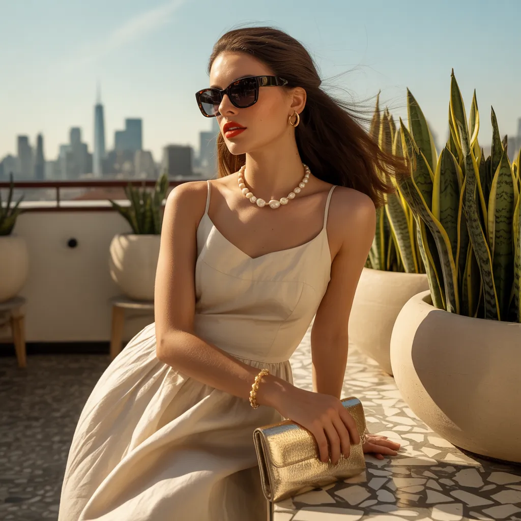 sophisticated summer rooftop looks