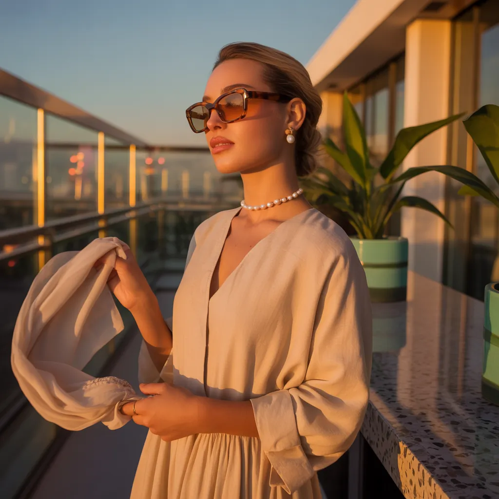 sophisticated summer rooftop looks