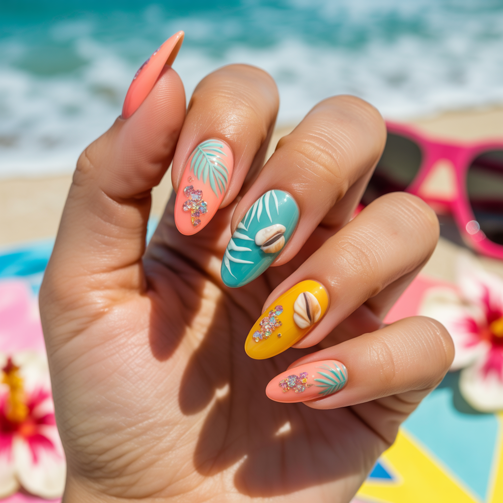 spring break nails