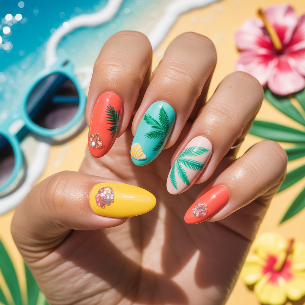 spring break nails