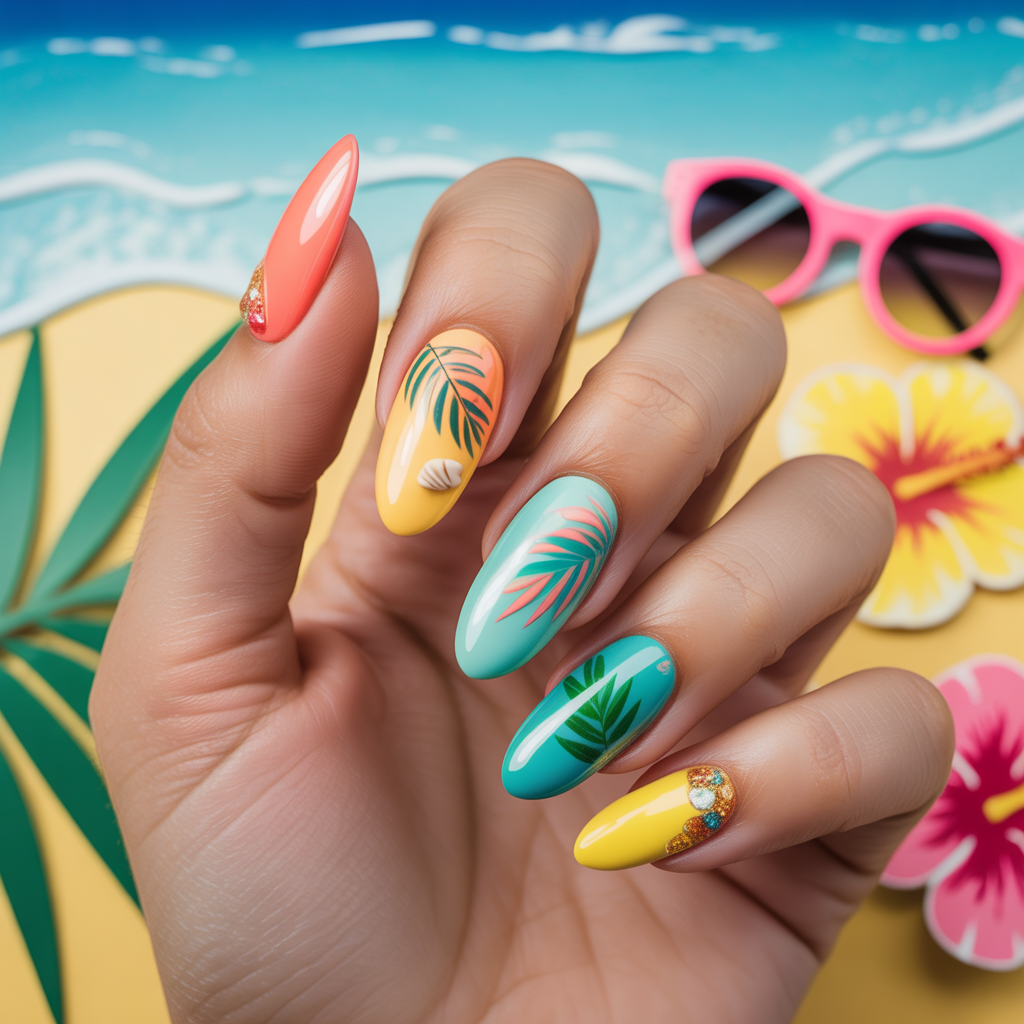 spring break nails