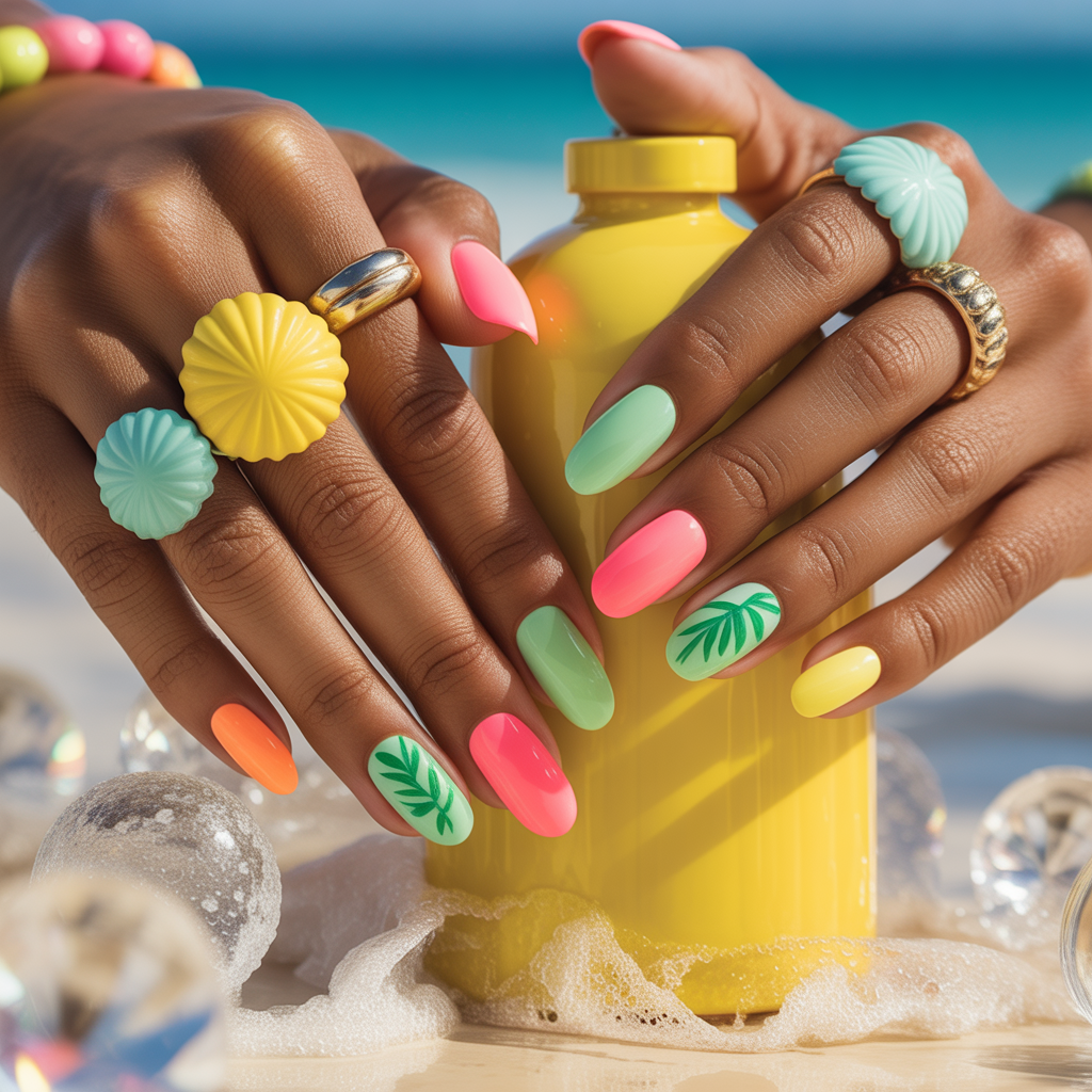 spring break nails