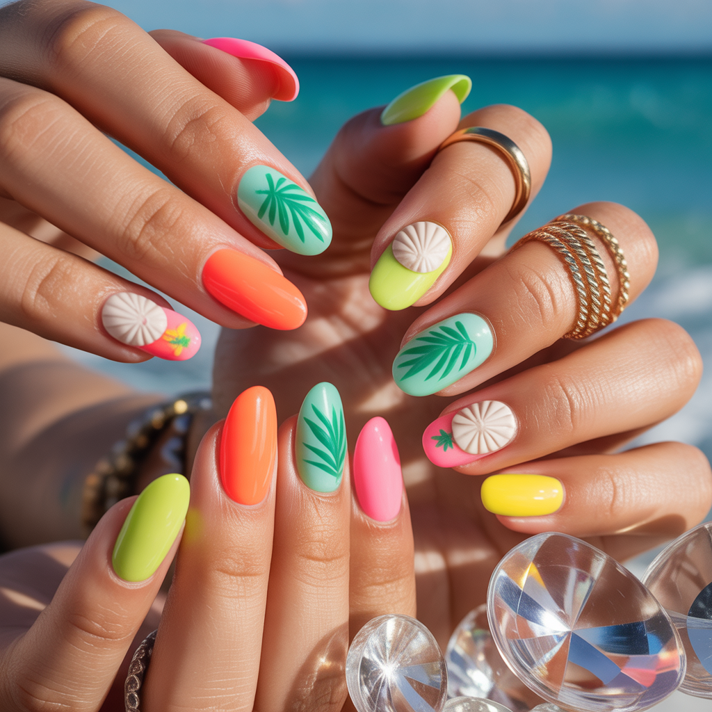 spring break nails