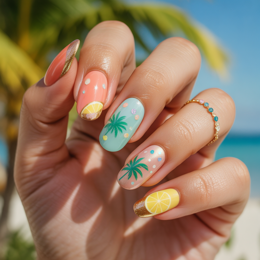 spring break nails