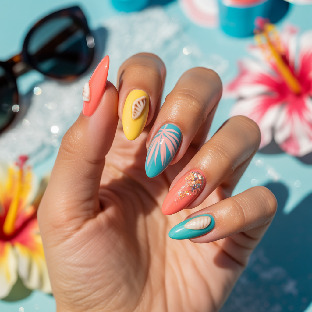 spring break nails