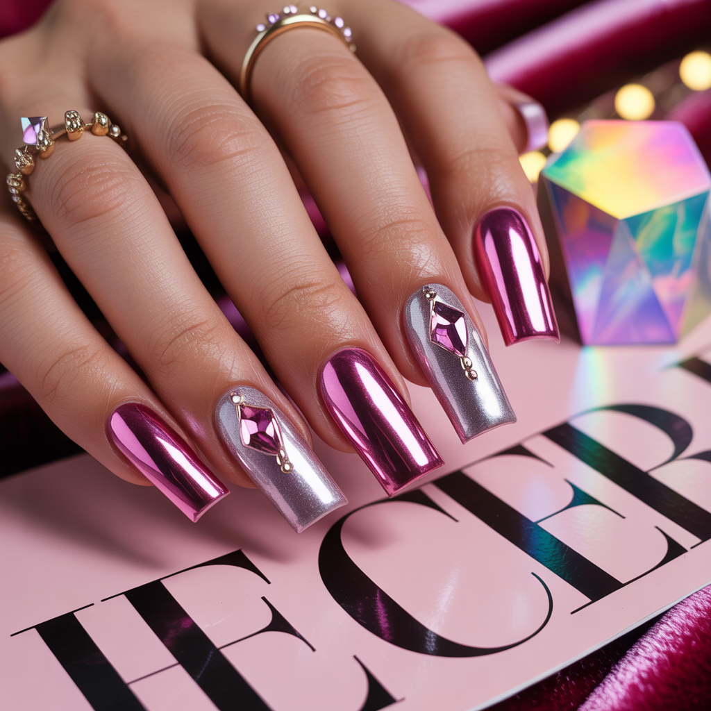 square acrylic nails