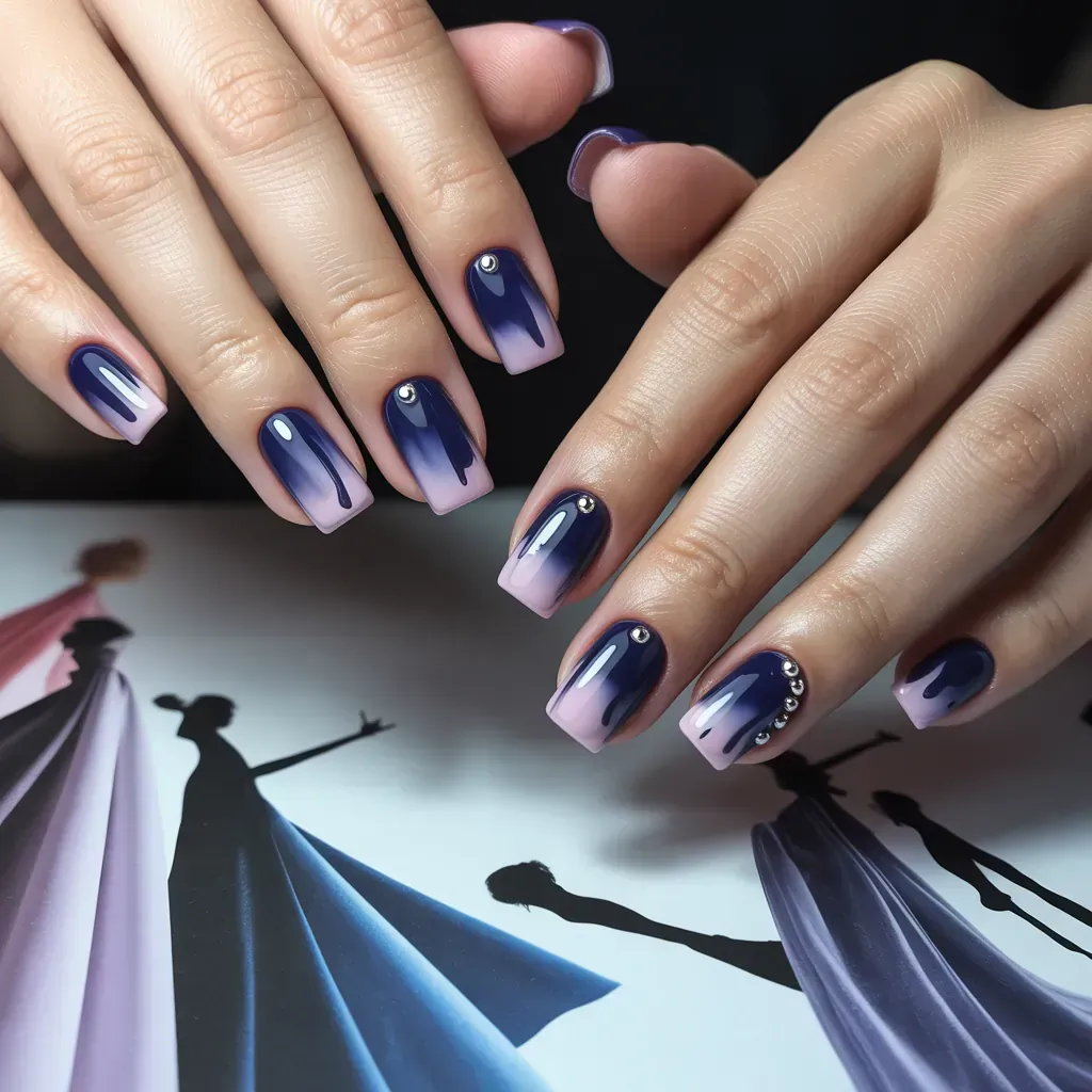 square short acrylic nails