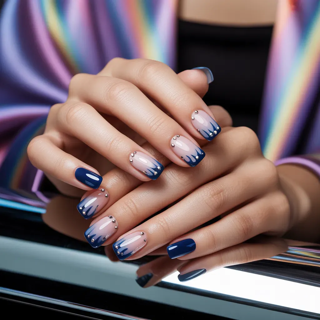 square short acrylic nails