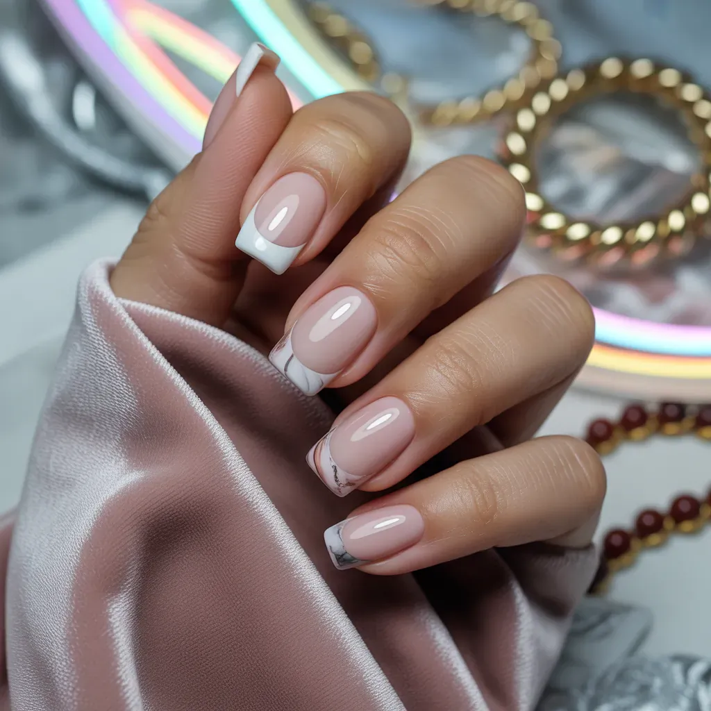 square short acrylic nails