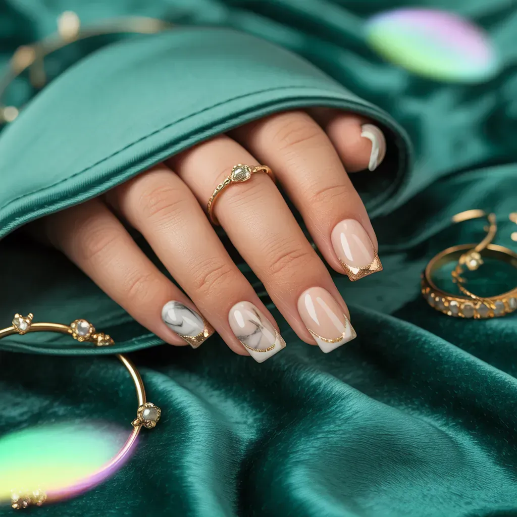 square short acrylic nails