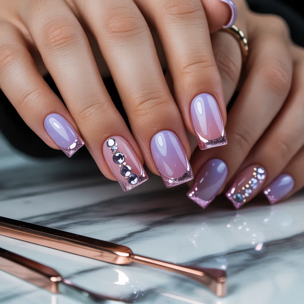 square short acrylic nails