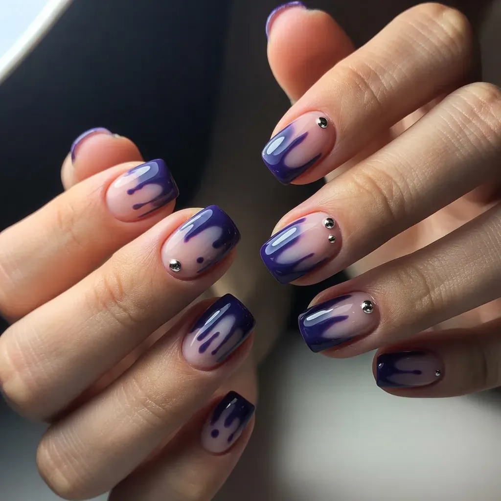 square short acrylic nails