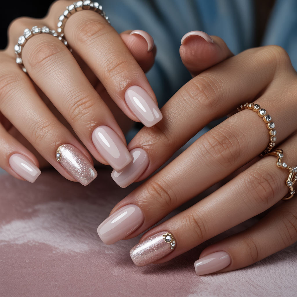 squoval acrylic nails