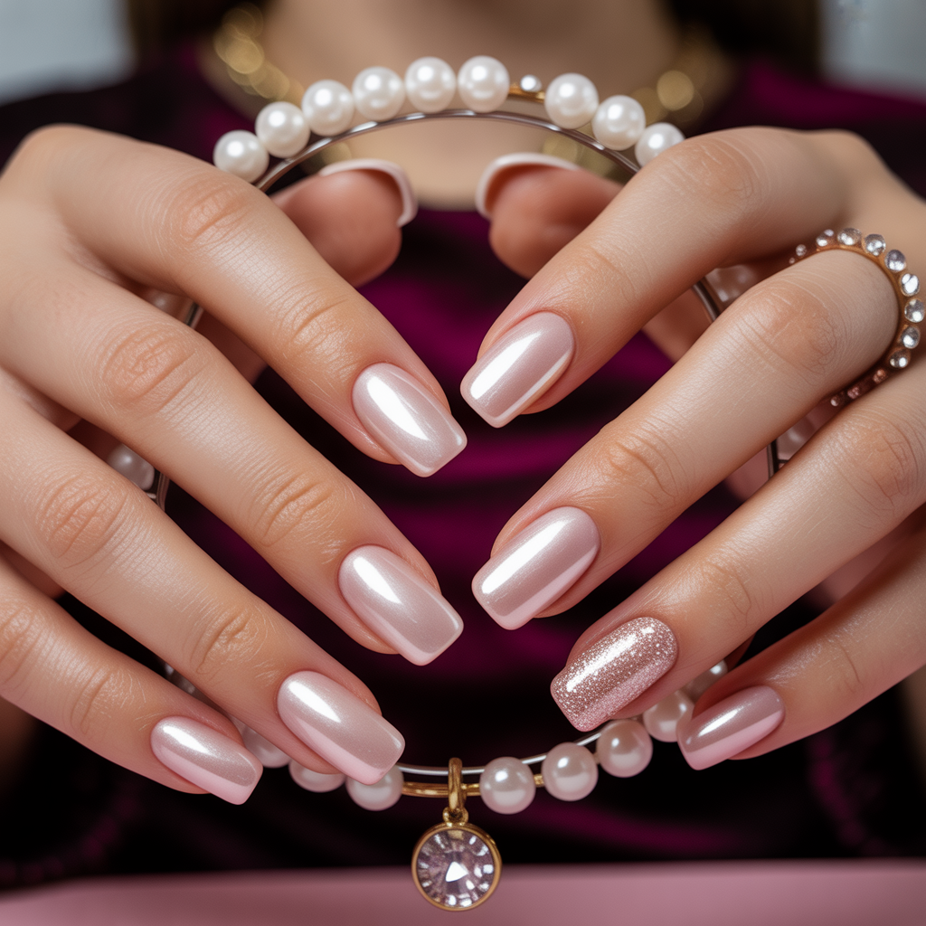 squoval acrylic nails