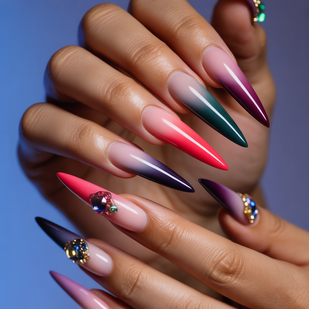 stiletto nails