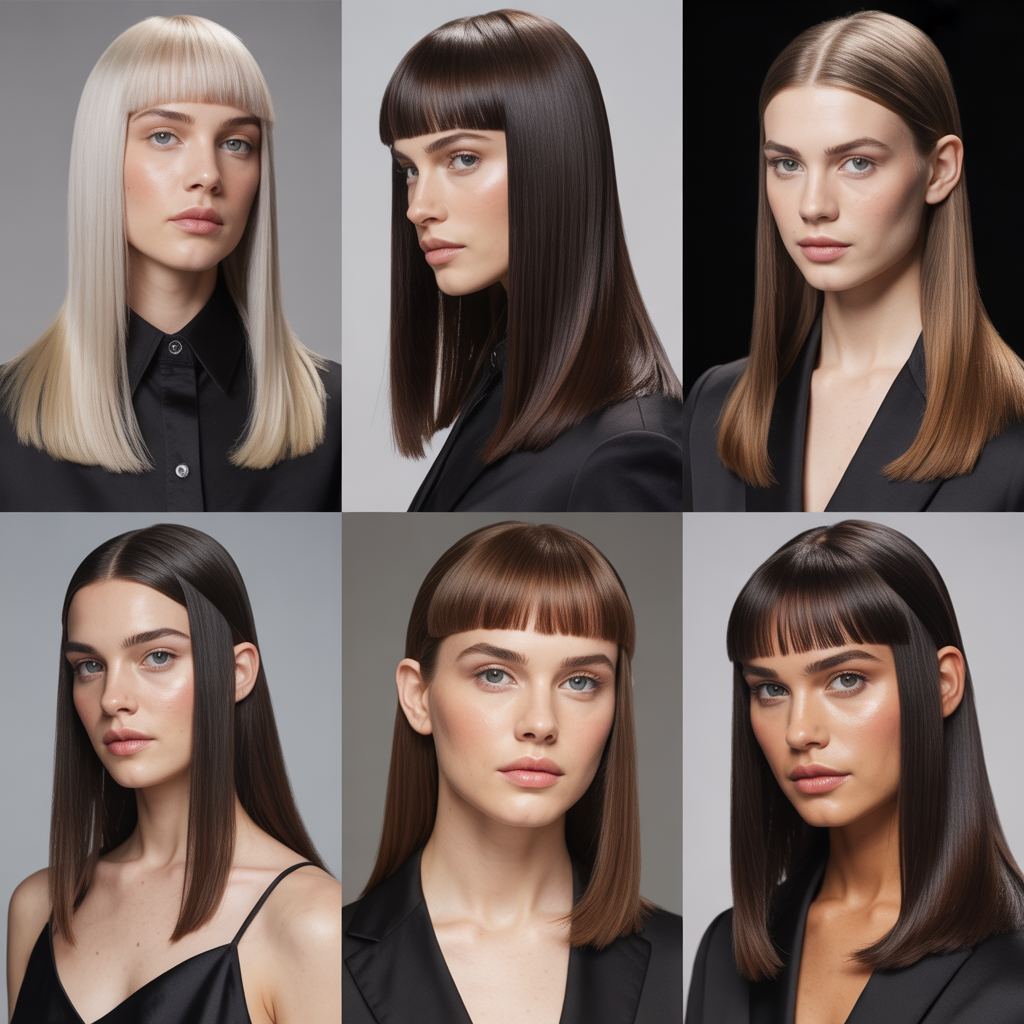 straight hairstyle ideas