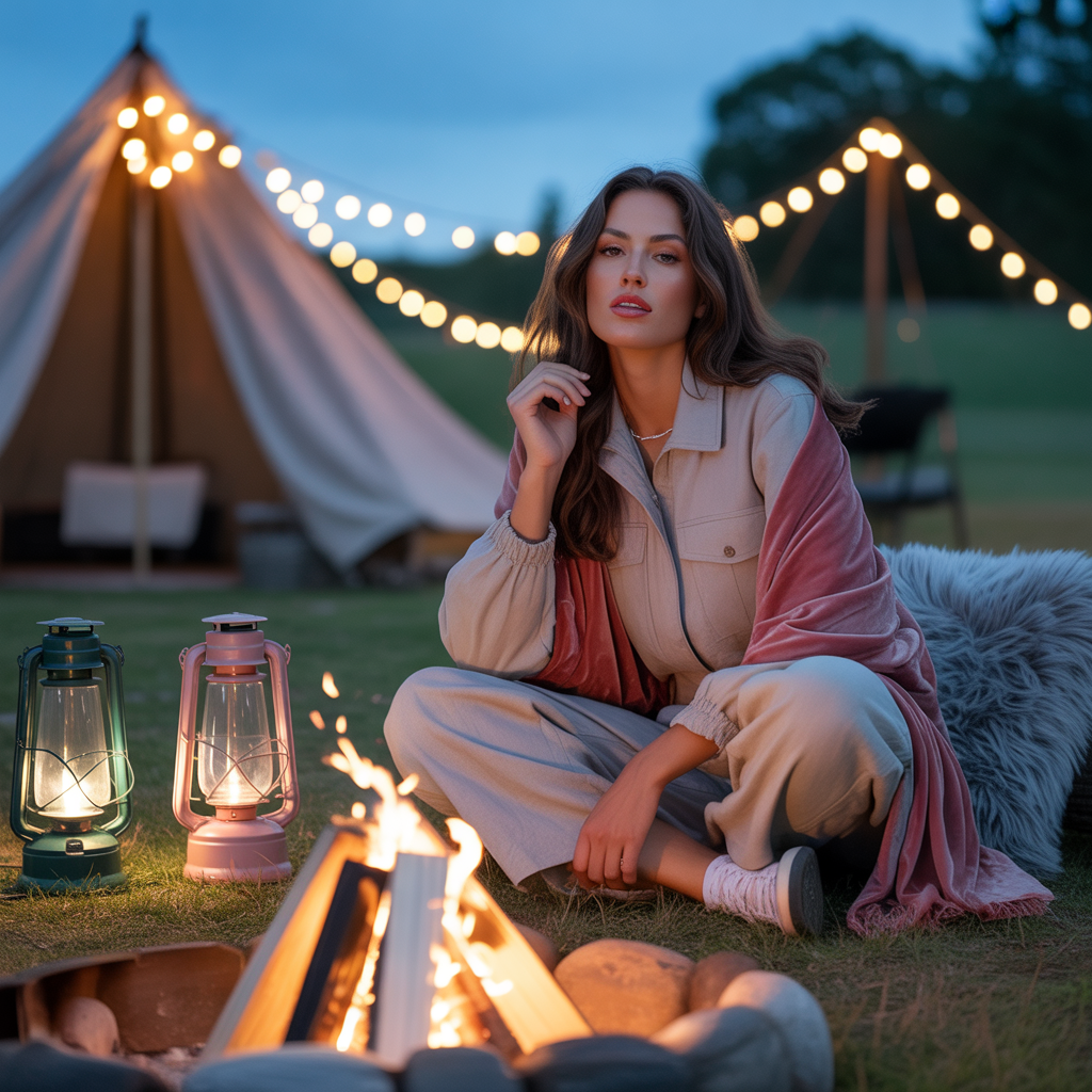 stylish practical glamping looks