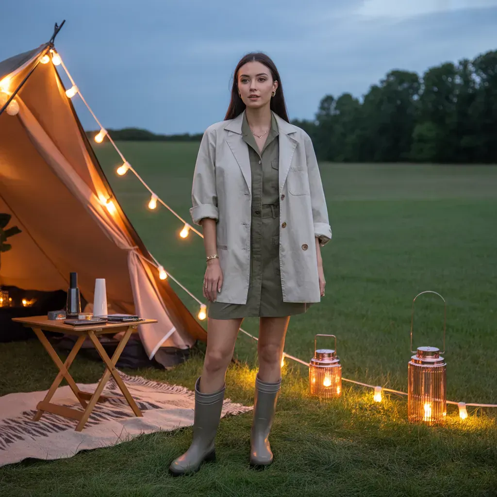 stylish practical glamping looks
