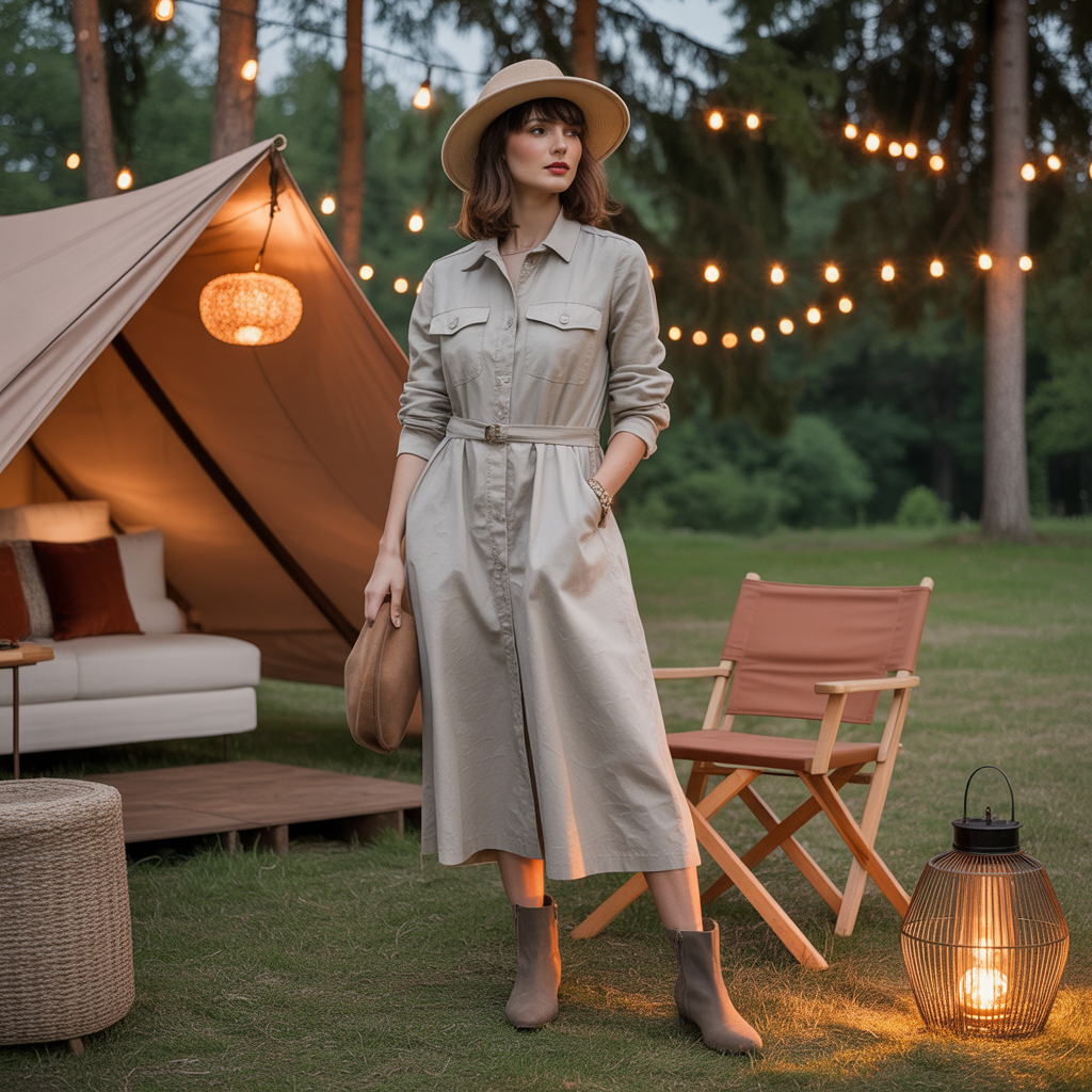 stylish practical glamping looks