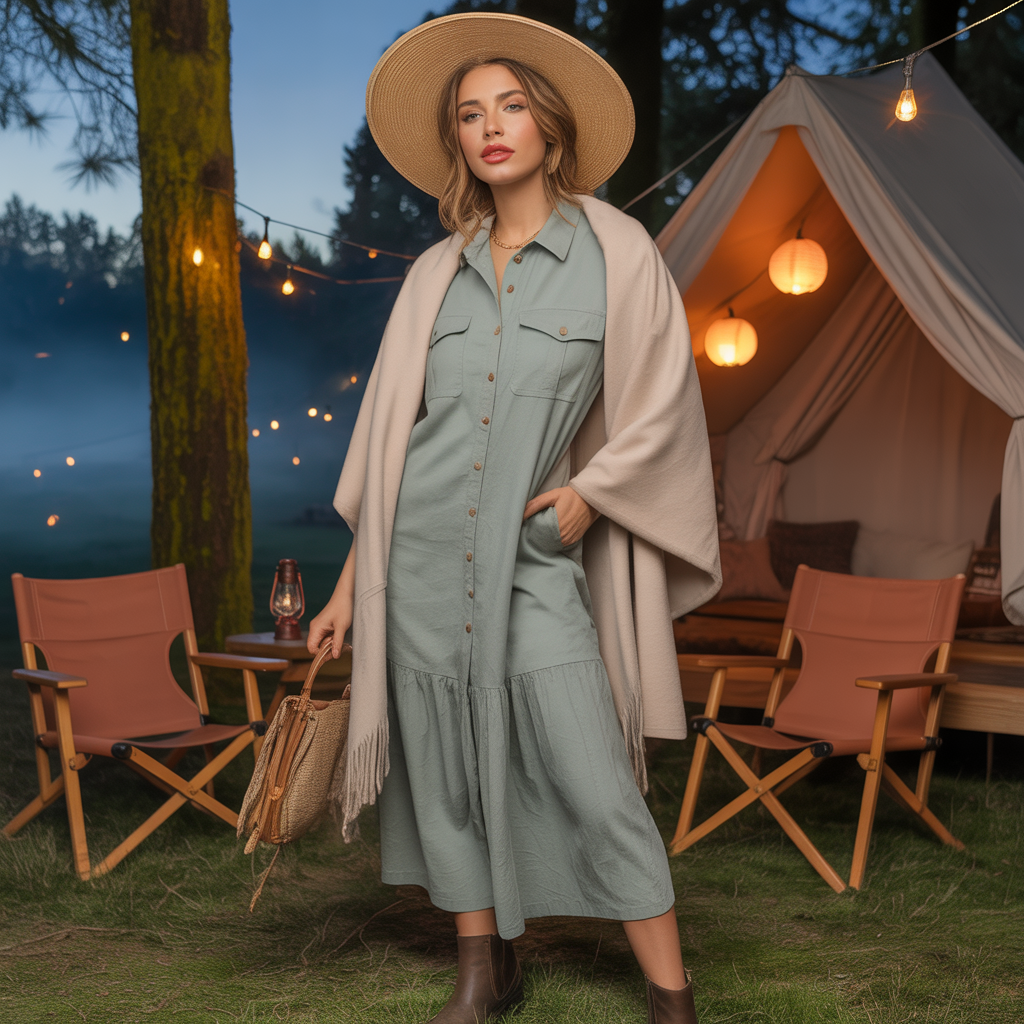 stylish practical glamping looks