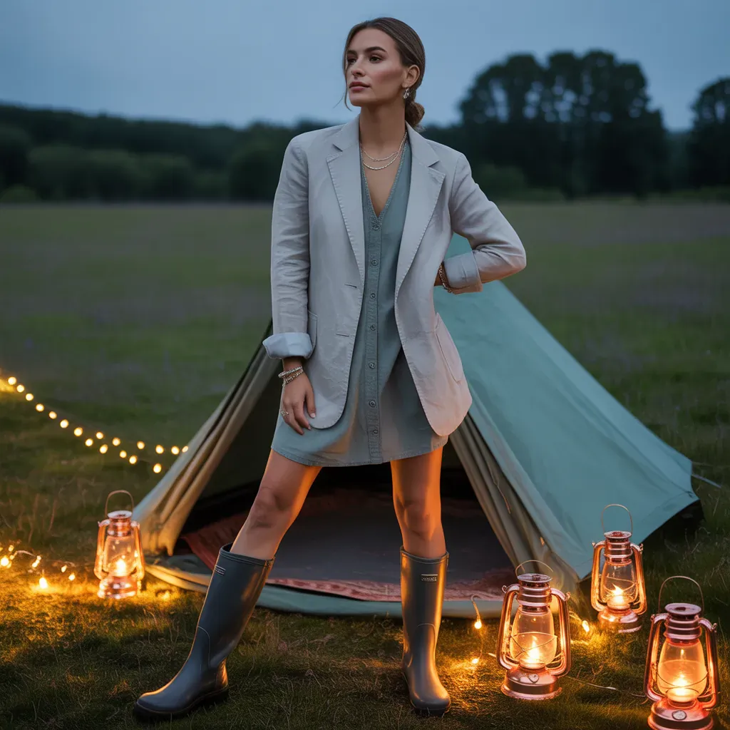 stylish practical glamping looks