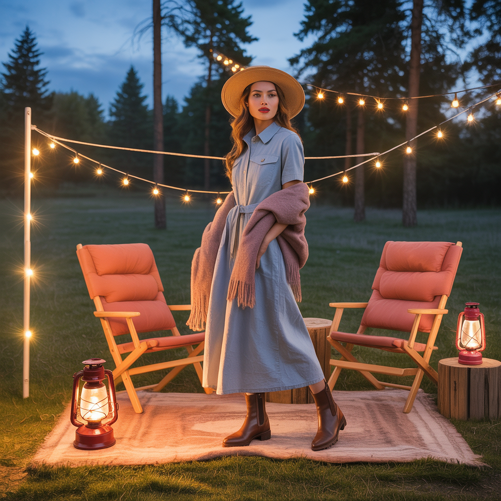 stylish practical glamping looks