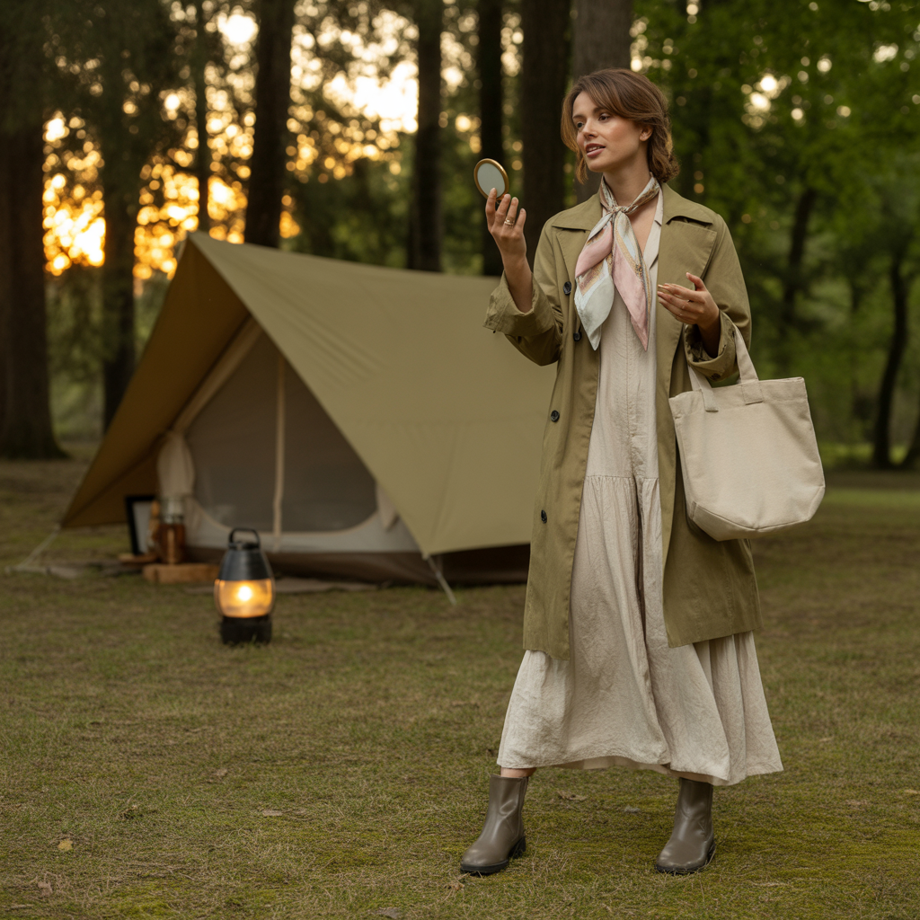 stylish practical glamping looks