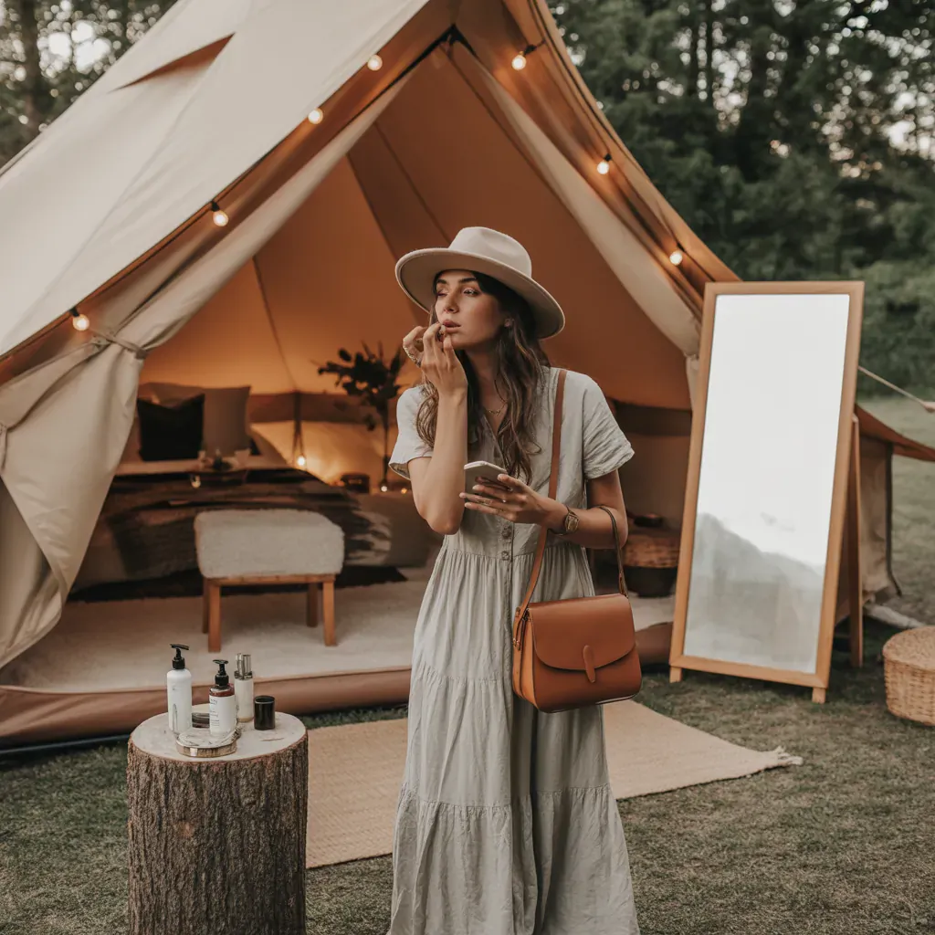 stylish practical glamping looks