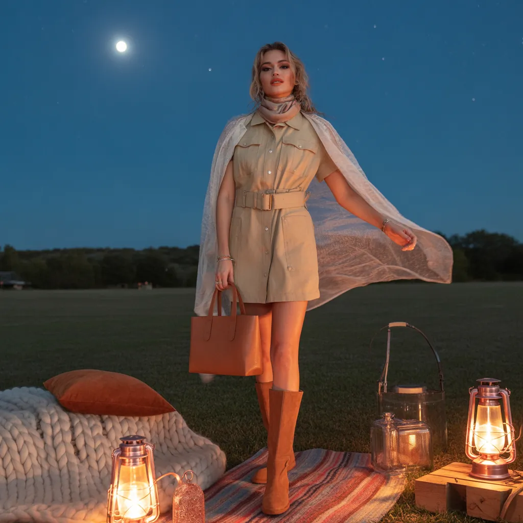 stylish practical glamping looks