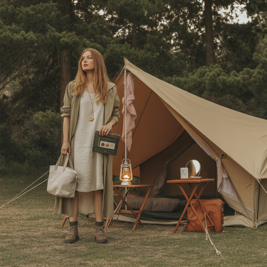 stylish practical glamping looks