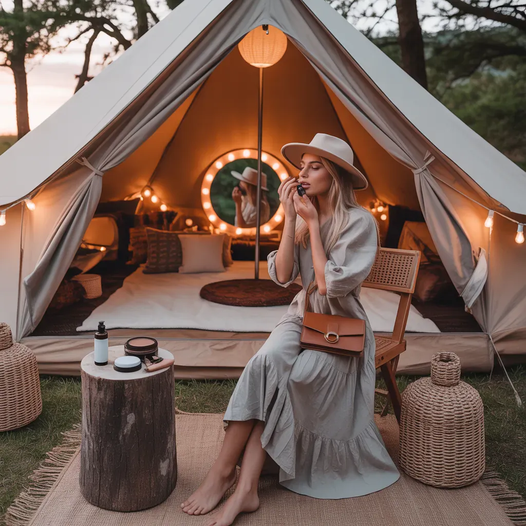 stylish practical glamping looks