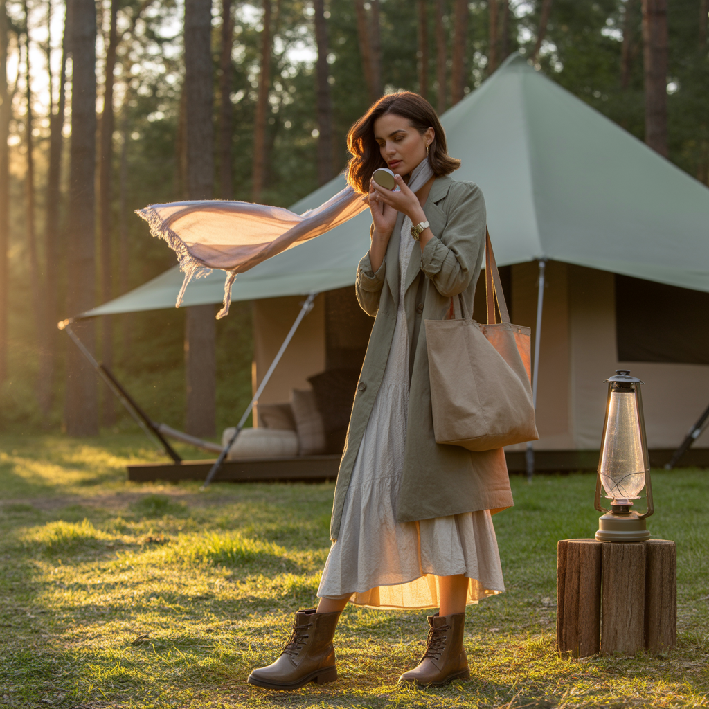 stylish practical glamping looks