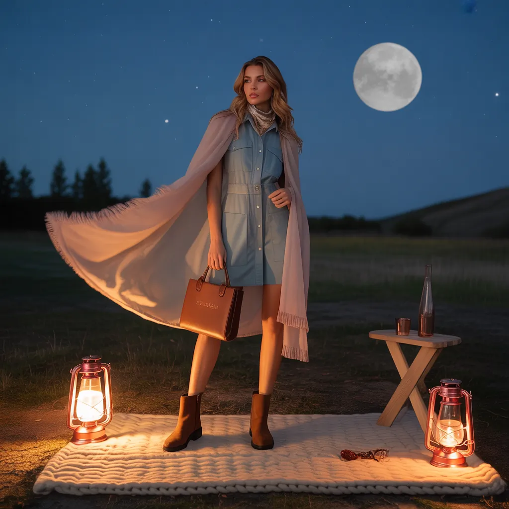 stylish practical glamping looks