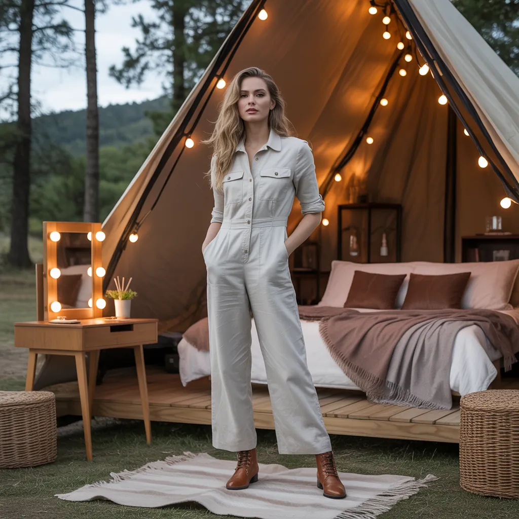 stylish practical glamping looks