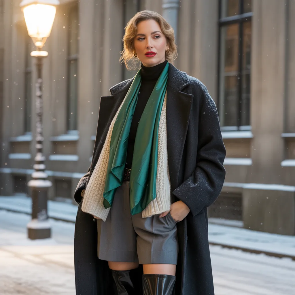 stylish winter layers