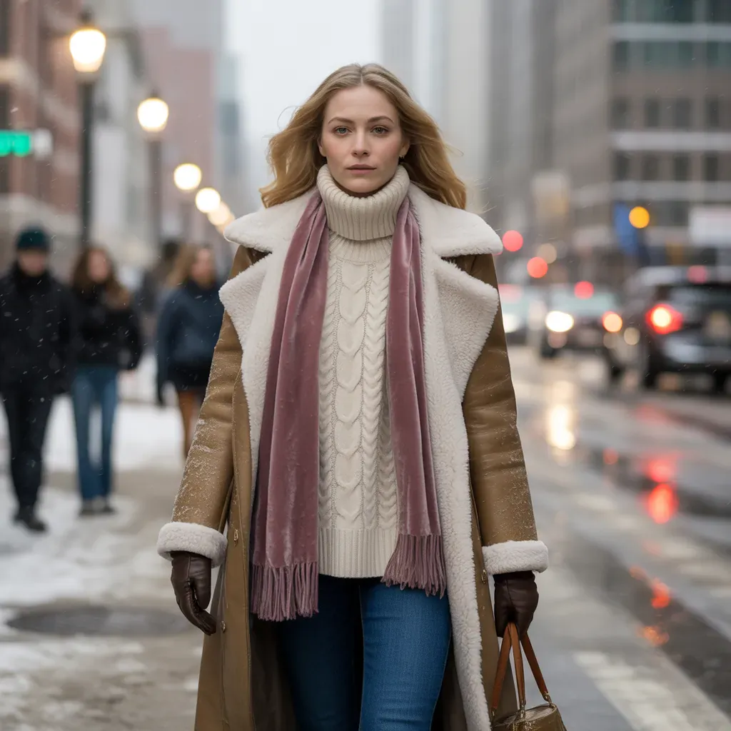 stylish winter layers