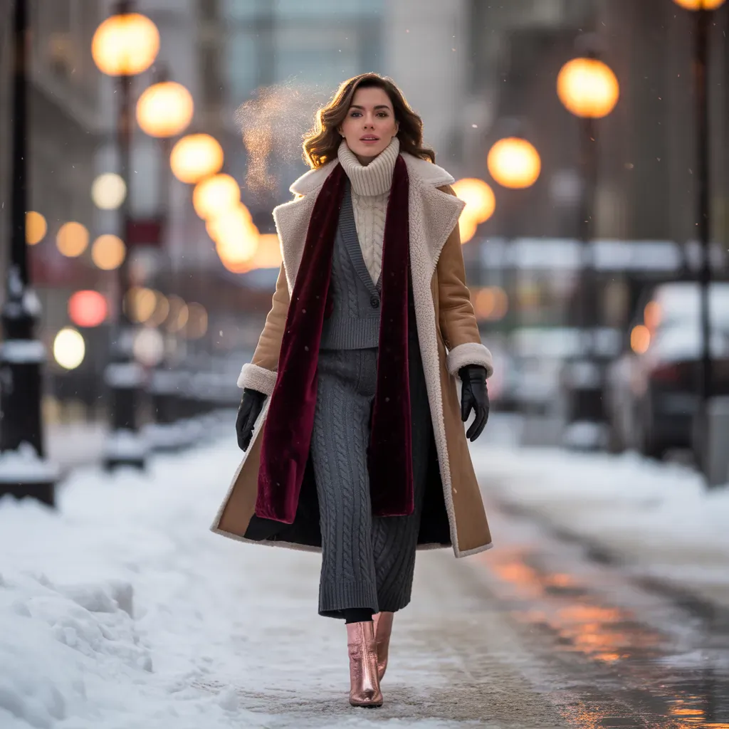 stylish winter layers