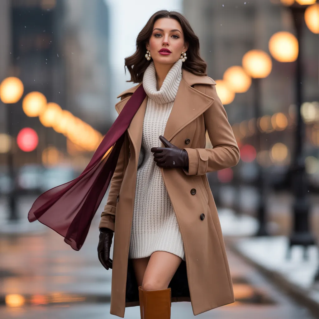 stylish winter layers