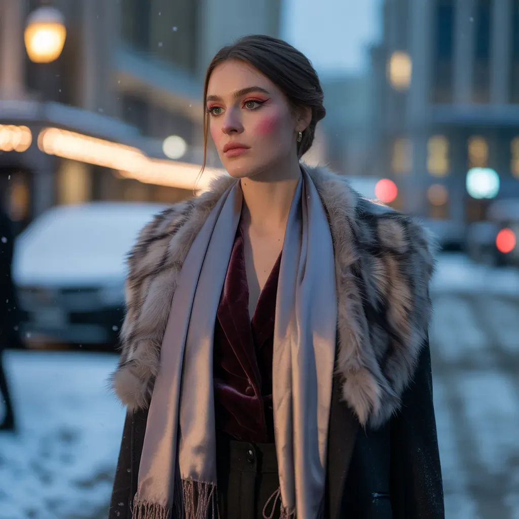 stylish winter layers